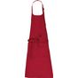 Kariban Tablier avec poche en coton Bio hibiscus_red
