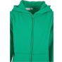 Build Your Brand Essentials Basic Kids Zip Hoody Grass green