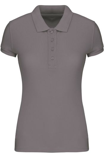Image produit Polo piqué BIO manches courtes femme 