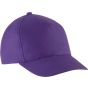 K-up Casquette enfant en coton - 5 panneaux purple
