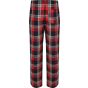 SF Clothing Men´s tartan lounge pants red_navy_check
