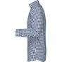 James&Nicholson Men´s Checked Shirt navy/white