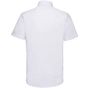 Russell Collection Men’s short sleeve tailored oxford shirt white