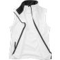 Result Mens printable softshell bodywarmer white/black