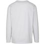 Build Your Brand Longsleeve Tee with cuffrib white