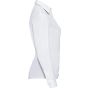Russell Chemise en Popeline Polyester/Coton classique manches longues femme white
