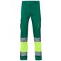 Velilla Pantalon stretch bicolore green/fluo_yellow