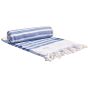A&R Fouta Dalaman Hamamzz® White / Royal blue