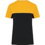 WK Designed To Work T-shirt bicolore écoresponsable manches courtes unisexe black/yellow