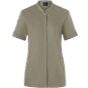 karlowsky Women's Short-Sleeve Chef Jacket Green Generation Sustainable GRS Sage