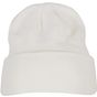Build Your Brand Heavy Knit Beanie white