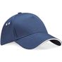 Beechfield Casquette Ultimate 5 panneaux à visière sandwich french_navy/putty