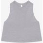 Bella Women's racerback cropped tank athletic_heather