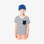 Kariban T-shirt rayé marin avec poche manches courtes enfant