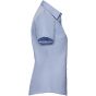 Russell Chemise à chevrons cintrée manches courtes femme light_blue
