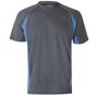 Velilla Tee-shirt technique bicolore grey/sky_blue