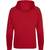 AWDis Just Hoods Sports polyester Zoodie fire_red/jet_black