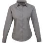 Premier Chemisier popeline à manches longues pour femme dark grey