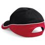 Beechfield Casquette de compétition Teamwear black/classic_red/white