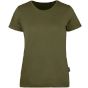 HRM Womens's Luxury Roundneck Tees Olive