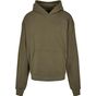 Build Your Brand Ultra Heavy Cotton Box Hoody olive