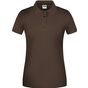 James&Nicholson Ladies´ Bio Workwear Polo brown