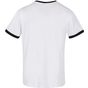 Build Your Brand Basic Men's Ringer Tee white/black