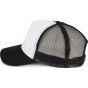 K-up Casquette trucker - 5 panneaux black/white