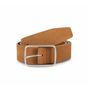 Kariban Premium Ceinture cuir  velours homme cognac