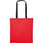 Nutshell Cabas en coton anses longues université fire_red/black