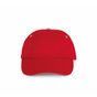 k-up Top - Casquette 6 panneaux red/grey