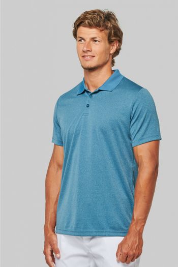 Image produit Polo chiné manches courtes adulte