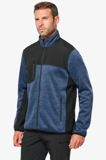 Image produit Veste recyclée en polytricot homme