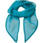 Premier Foulard en mousseline colours collection pour femme teal