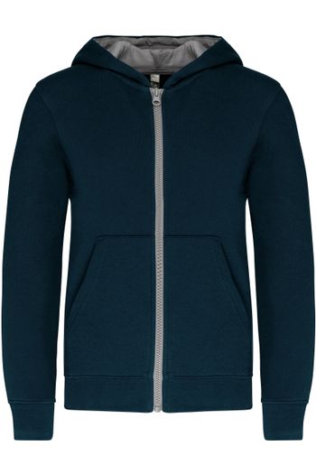 Sweat-shirt zippé capuche enfant