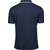 Tee Jays Luxury stripe stretch polo navy/white