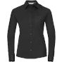 Russell Chemise en Popeline 100% Coton classique manches longues femme black