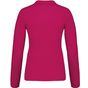Kariban Polo piqué manches longues femme  fuchsia