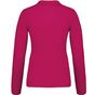 kariban Polo piqué manches longues femme  fuchsia