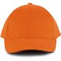 K-up Orlando - Casquette 6 panneaux orange/navy