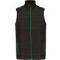 WK Designed To Work Bodywarmer Day To Day bi-matière unisexe black/kelly_green