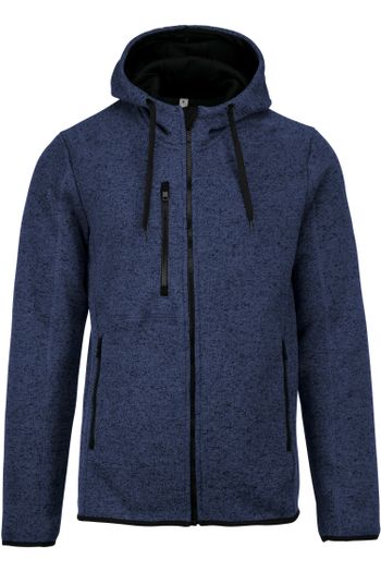 Image produit Veste capuche chinée homme