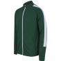 Finden+Hales Kids' knitted tracksuit top green/white