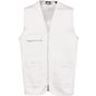 WK Designed To Work Gilet polycoton multipoches unisexe white