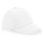 Beechfield Casquette à 5 panneaux pour enfant en coton biologique white