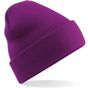 Beechfield Bonnet Original à revers magenta