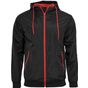 Build Your Brand Windrunner Jacket black/red