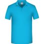 James&Nicholson Men´s Bio Workwear Polo turquoise