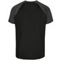 Build Your Brand Raglan Contrast Tee black/charcoal