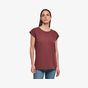 Build Your Brand Ladies Organic Extended Shoulder Tee